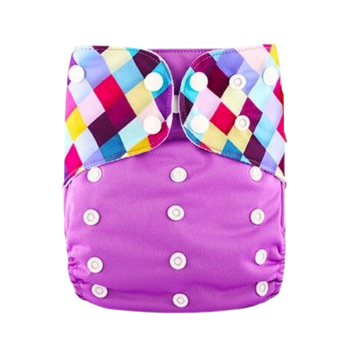 Pocket - Suede - Solid Purple Diamonds