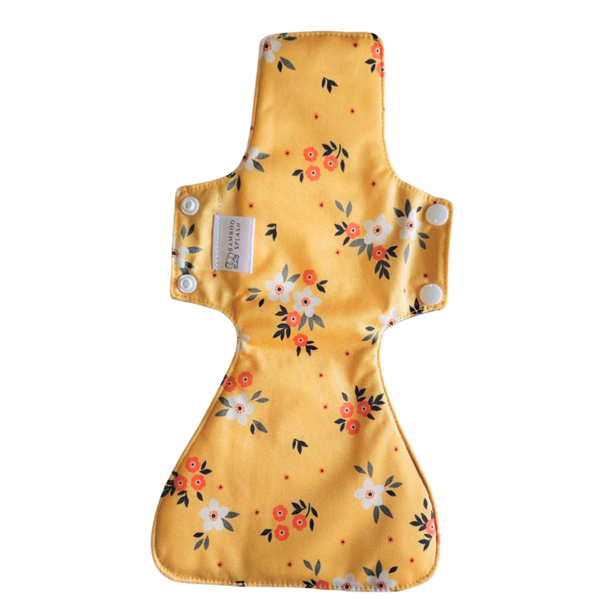 Menstrual Cloth Pad - Yellow Flowers