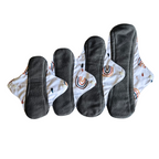 Menstrual Cloth Pad Set - Rainy Rainbow