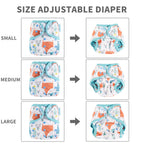 Cover Large Cloth Nappy - Woodland Whimsy