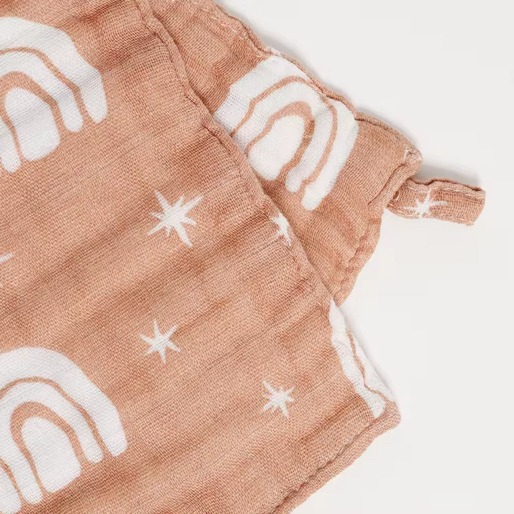 5pc Muslin Wash Cloth Set - Earth