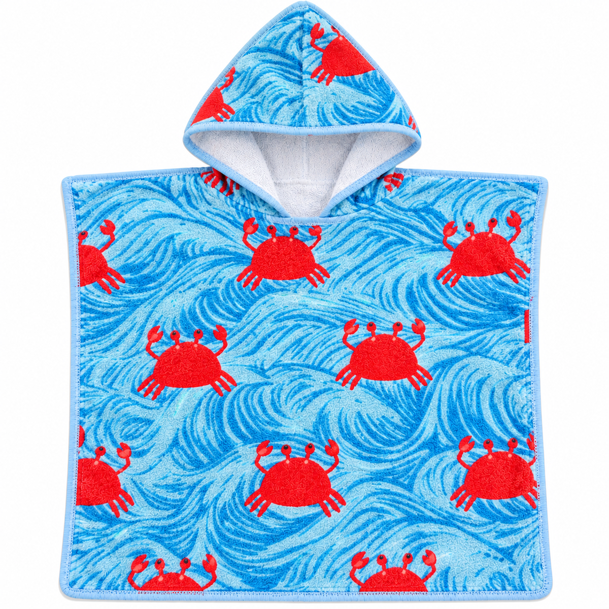 Crabby Cutie Hooded Towel