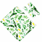 Baby Leaf Swaddle Blanket Set with Headband