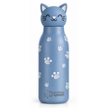 Bamboo Splash 500ml Kids Stainless Steel Water Bottle | Cat