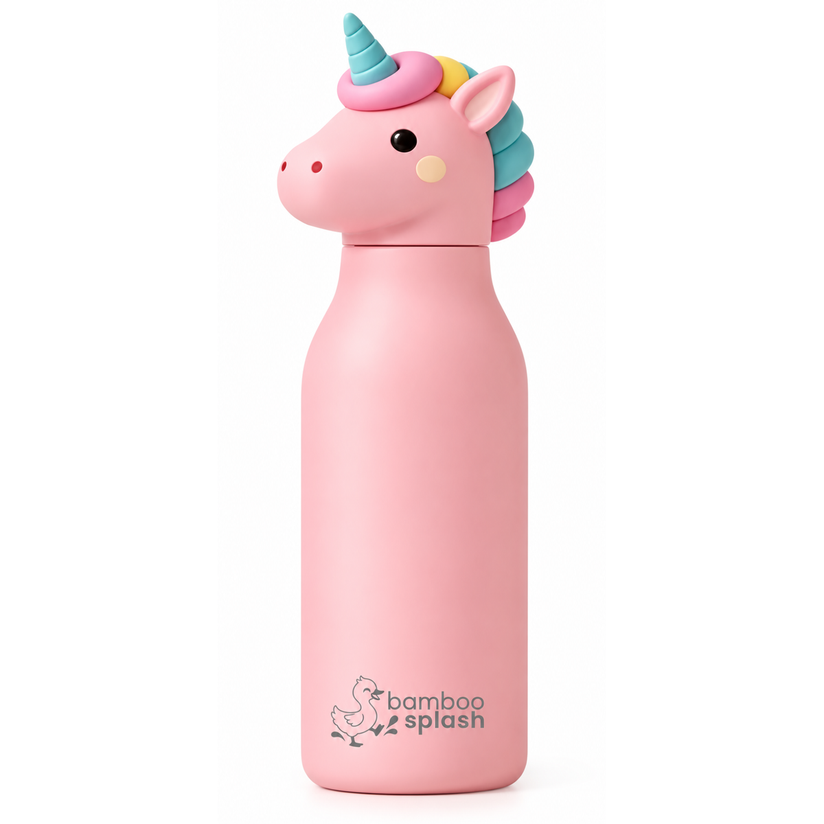 Bamboo Splash 500ml Kids Stainless Steel Water Bottle | Unicorn