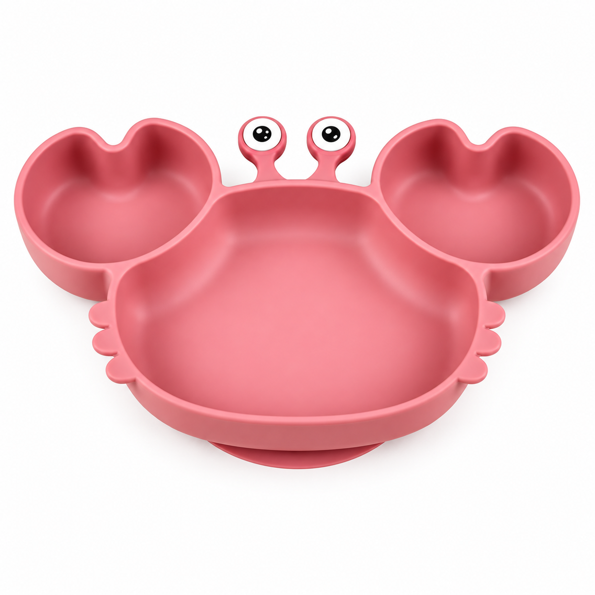 Crabby Siliconw Plate | Pink