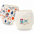 Cotton Training Pant - Owls (2pc Set)