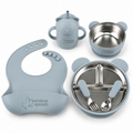 Bamboo Splash – Tiny Tummies Feeding Set | Blue