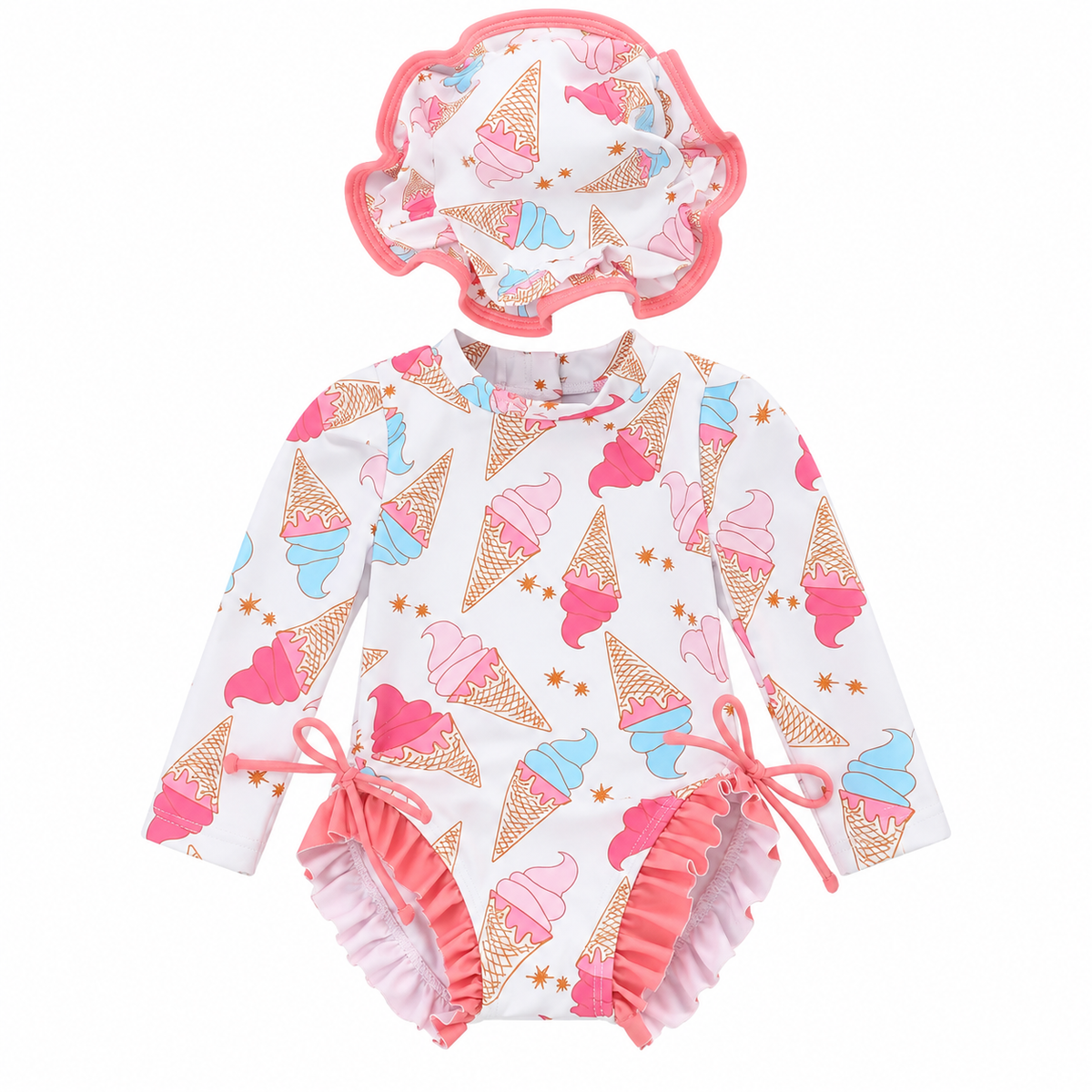 Ice Cream Dreams Swimsuit Set