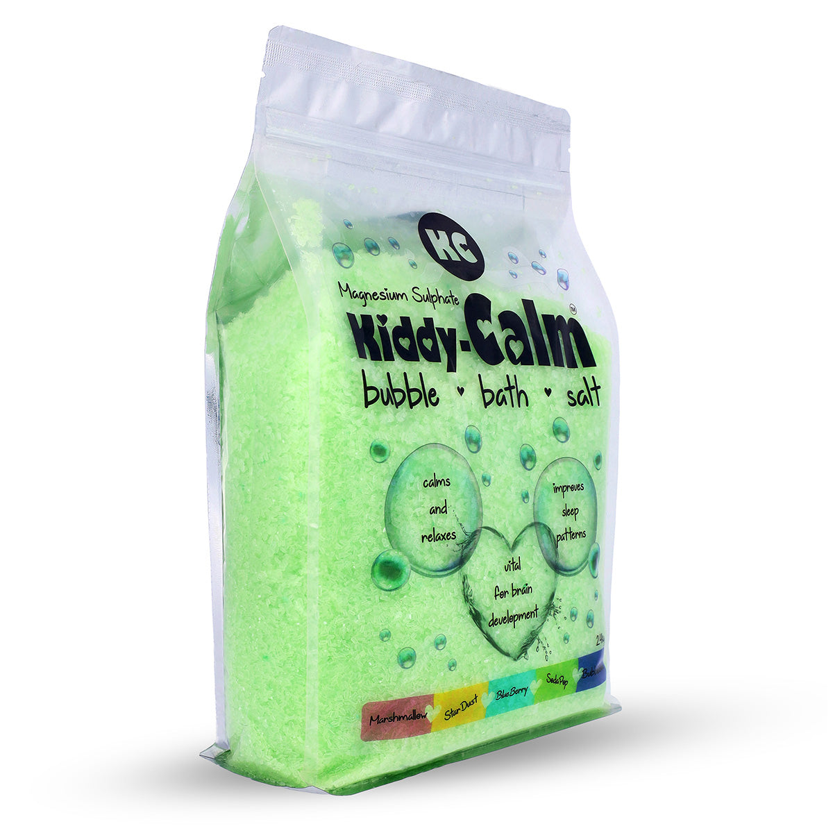 Kiddy-Calm – Magnesium Bath Salts - 14 day variety pack Calm Soda