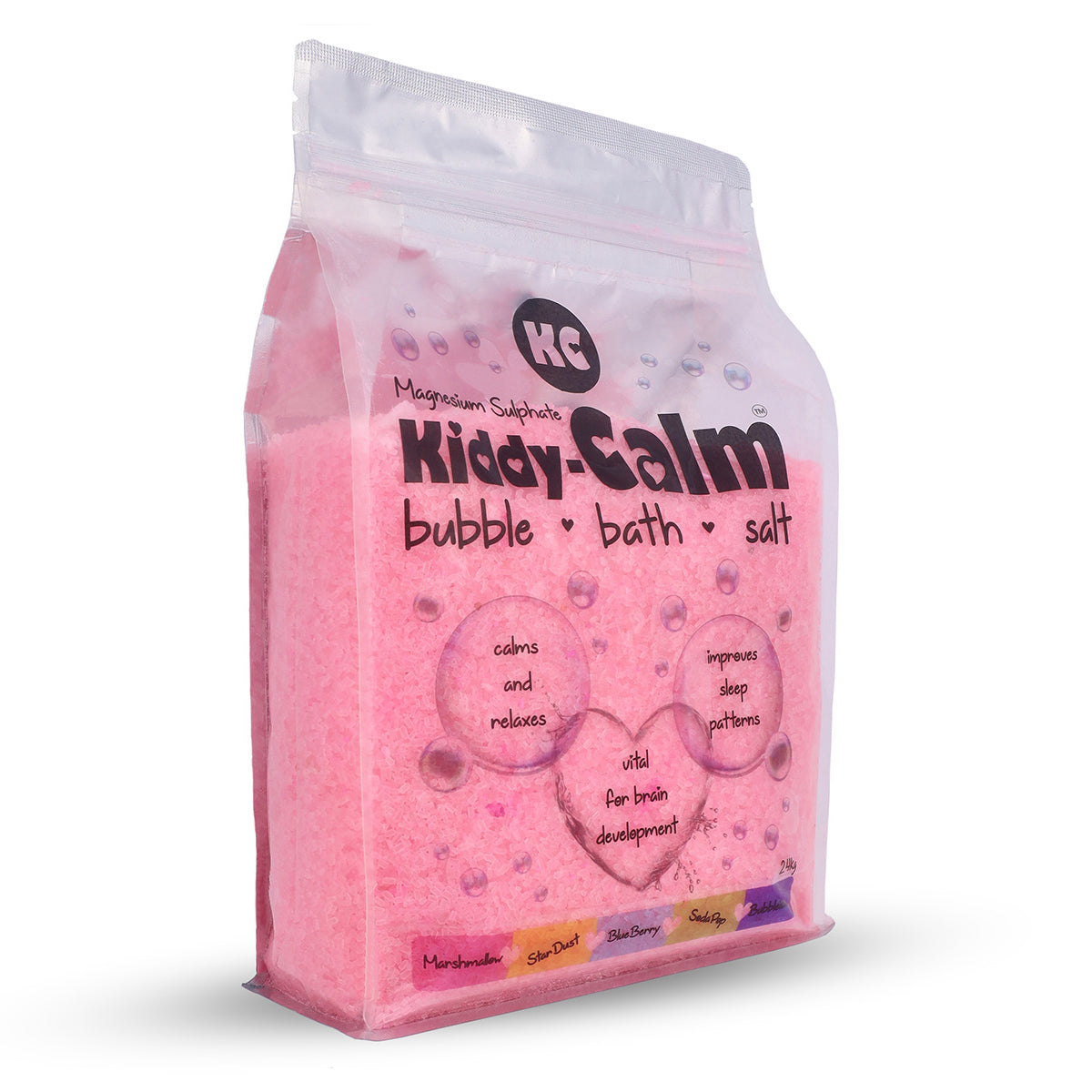 Kiddy-Calm – Magnesium Bath Salts - 14 day variety pack Marshmallow