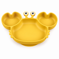 Crabby Silicone Plate | Yellow