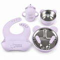 Bamboo Splash – Tiny Tummies Feeding Set | GPurple)