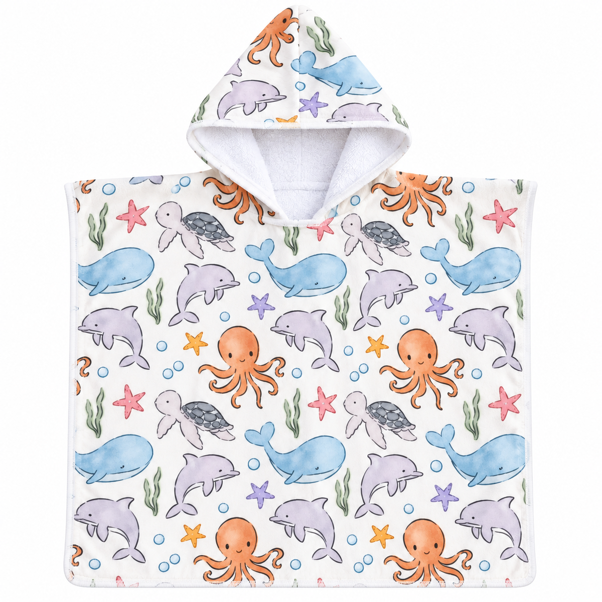 Ocean Pals Hooded Towel
