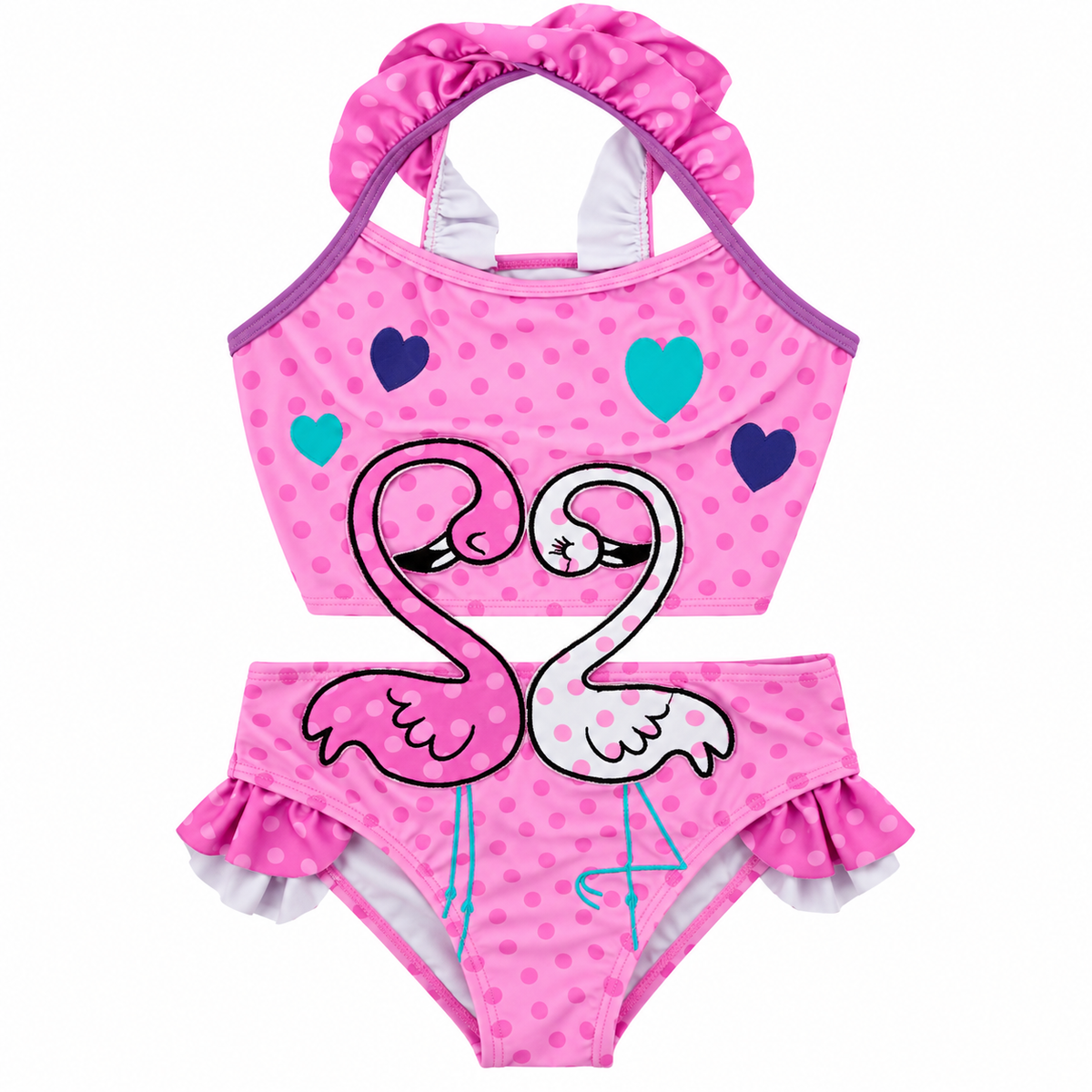 Twinkle Toes Flamingo Swimsuit