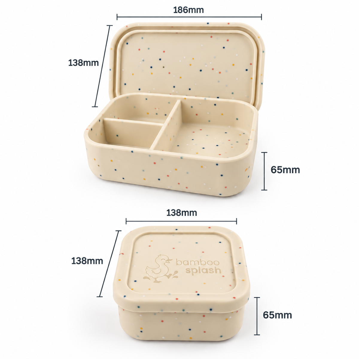 Munch & Go Bento Set | Cream