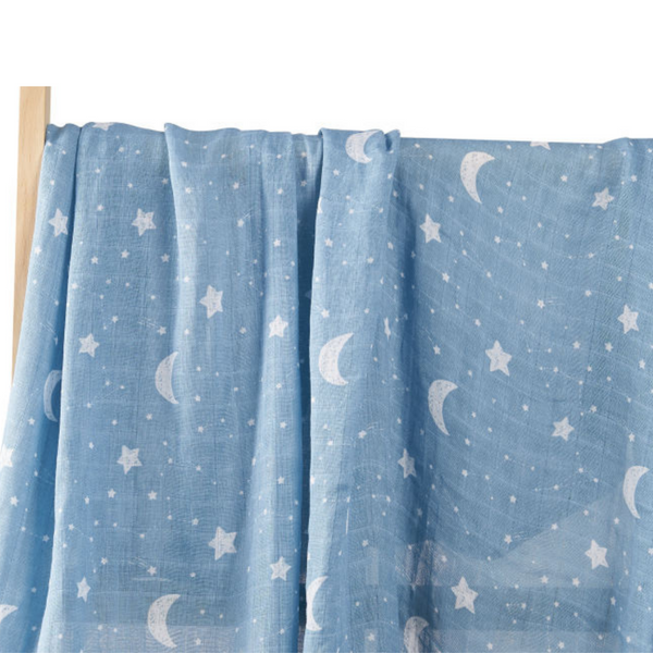 100% Cotton Muslin Blanket - Night Sky