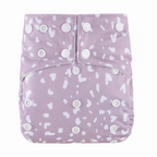 AIO Hybrid Cloth Nappy - Soft Mauve Leopard Print
