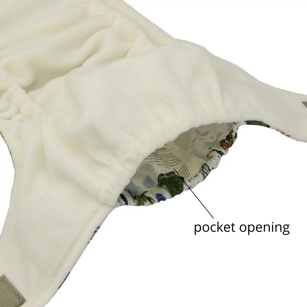 Newborn Velcro Pocket - Dandelions
