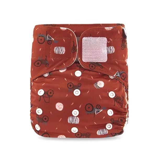 Pocket AWJ Grey Mesh Velcro - Tractors