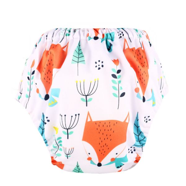 PUL Training Pant - White Foxes