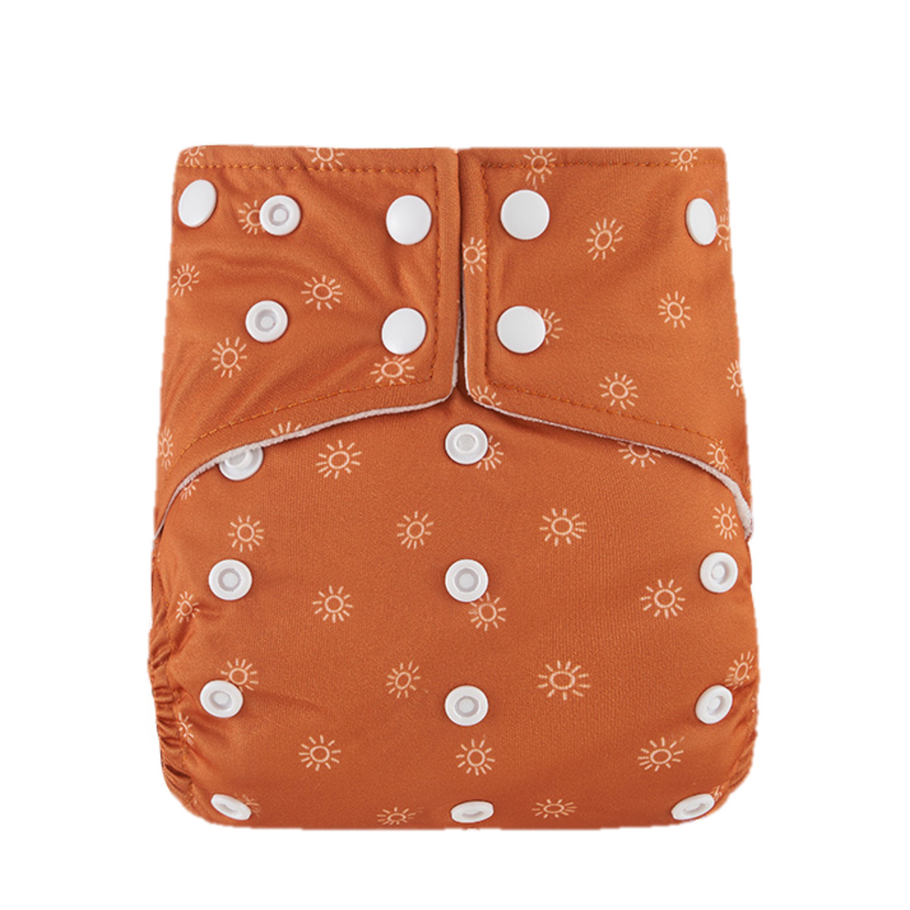 AIO Hybrid Cloth Nappy - Rustic Sun
