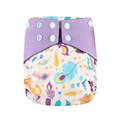 AIO Bamboo Charcoal Cloth Nappy - Fairy Feathers