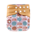 Pocket AWJ Grey Mesh Cloth Nappy - Moon
