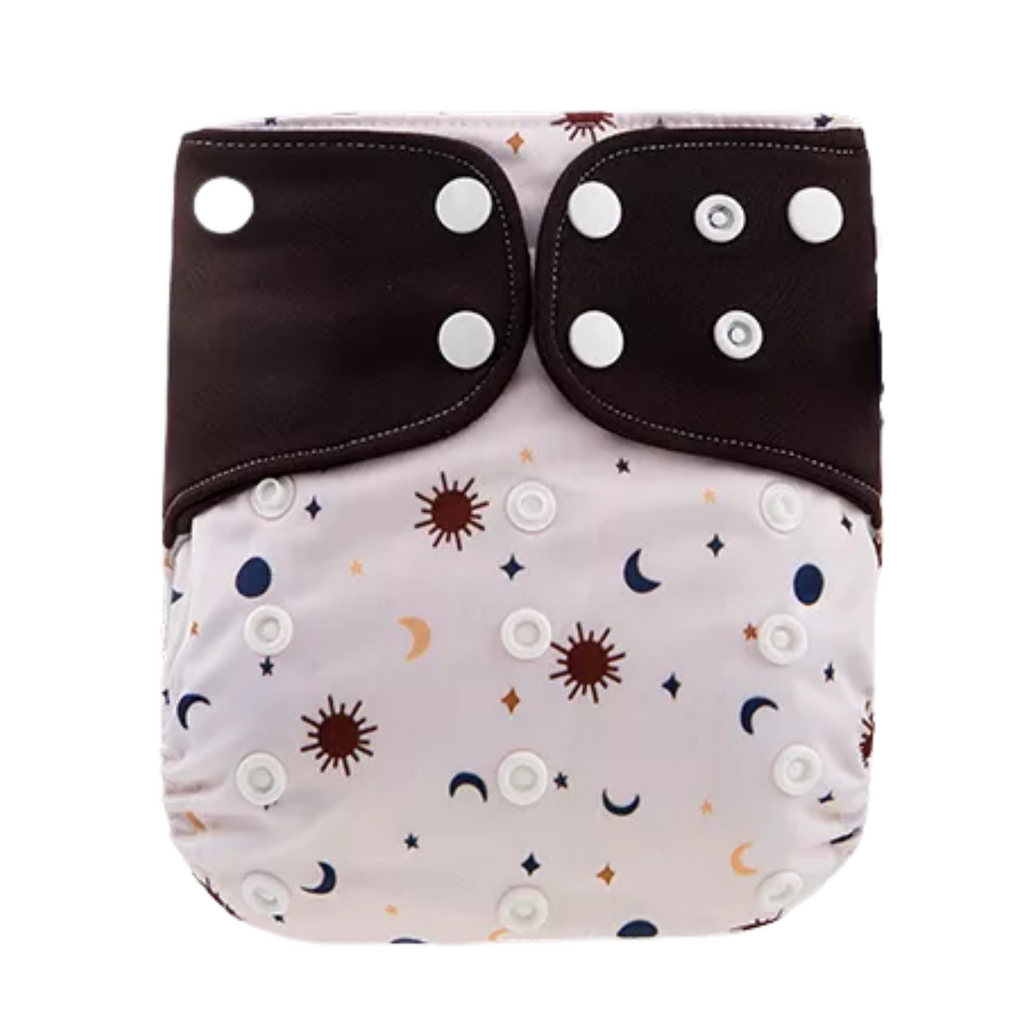 Pocket AWJ Grey Mesh Cloth Nappy - Magical