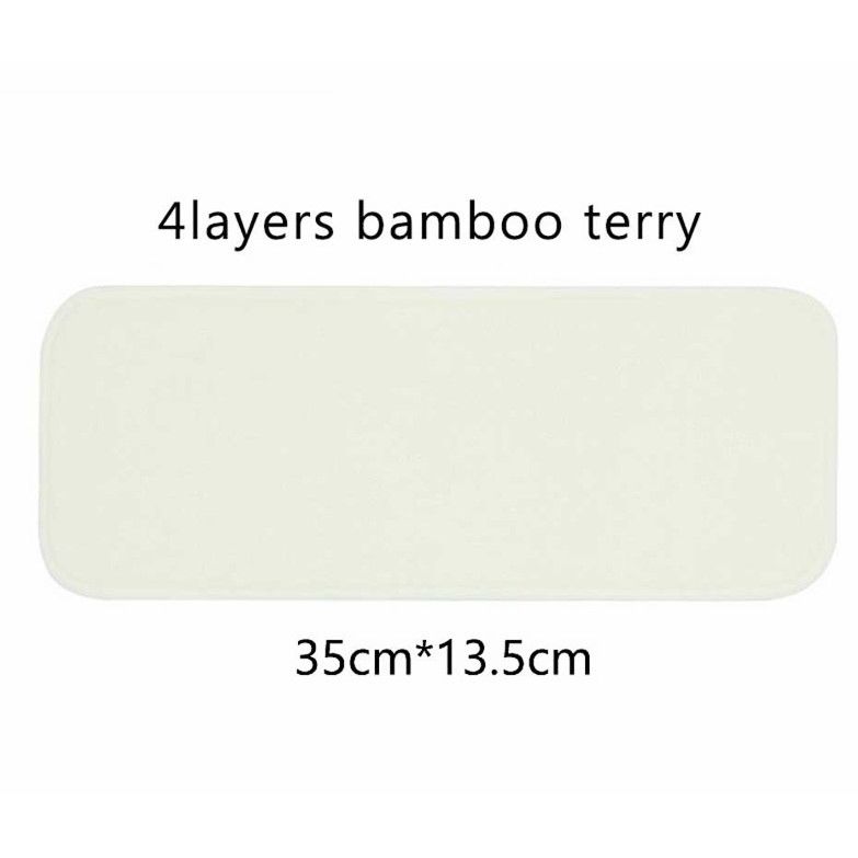 Bamboo Terry Insert (4 Layers)