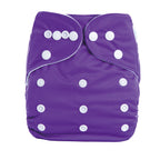 Pocket Cloth Nappy - Suede - Dark Purple