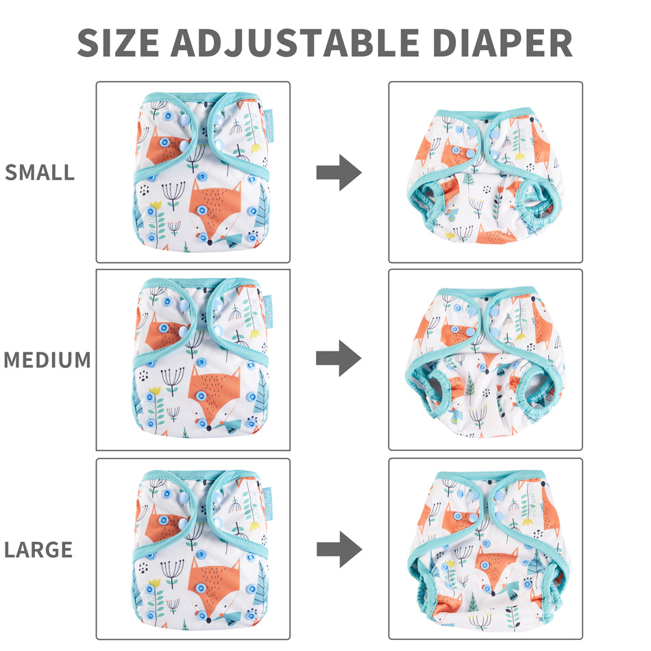 Cover Cloth Nappy - Rainbow Splash