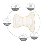Newborn - AIO Velvet Cloth Nappy - Cloudy