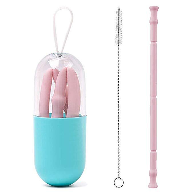 Silicone Straw - Pink
