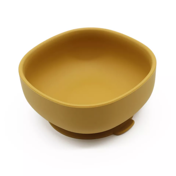 Silicone Suction Bowl - Mustard