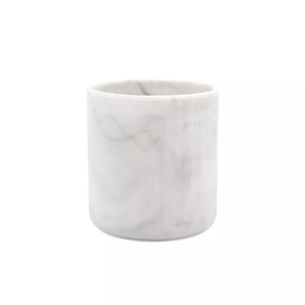 Silicone Drinking Cup - Marble White