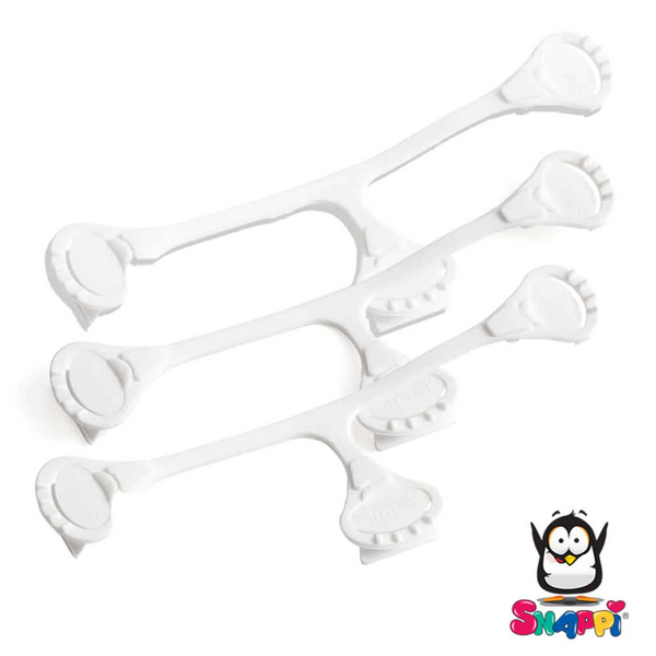 Snappi Nappy Fastener - White