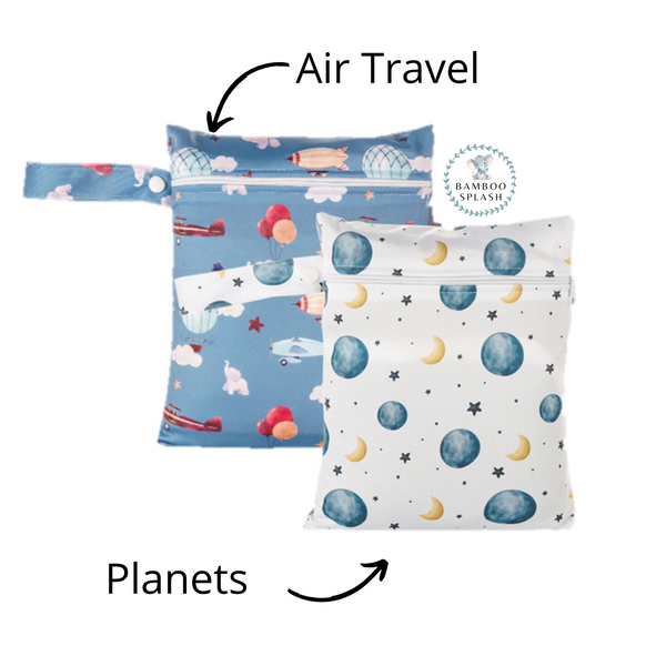 Small Wetbag - Air Travel & Space (1 Piece)