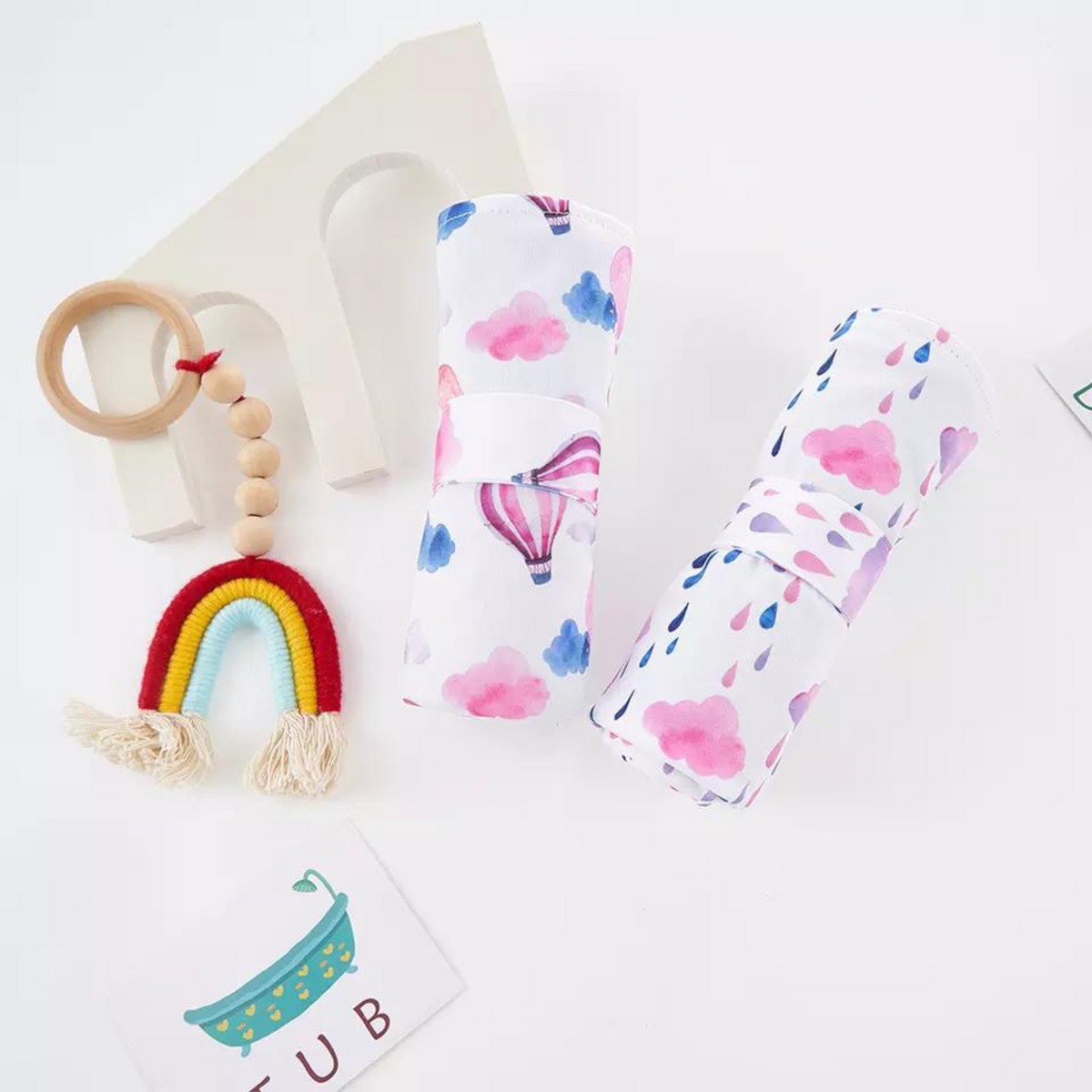 Changing Mat | Burp Cloth - Girly Pinks - 1pc