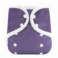Minky Cover Cloth Nappy - Purple