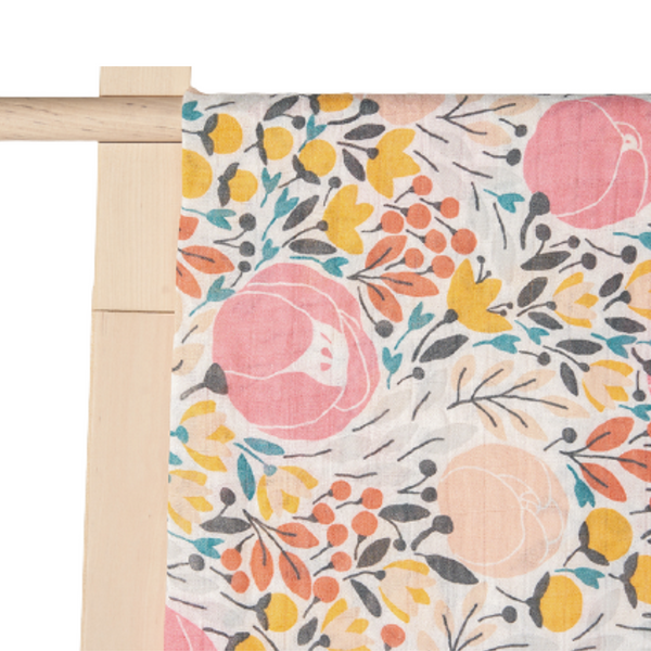 Bamboo Cotton Muslin Blanket - Field Flowers
