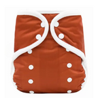 Minky Cover Cloth Nappy - Spicy Rust
