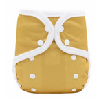 Minky Cover Cloth Nappy - Mustard