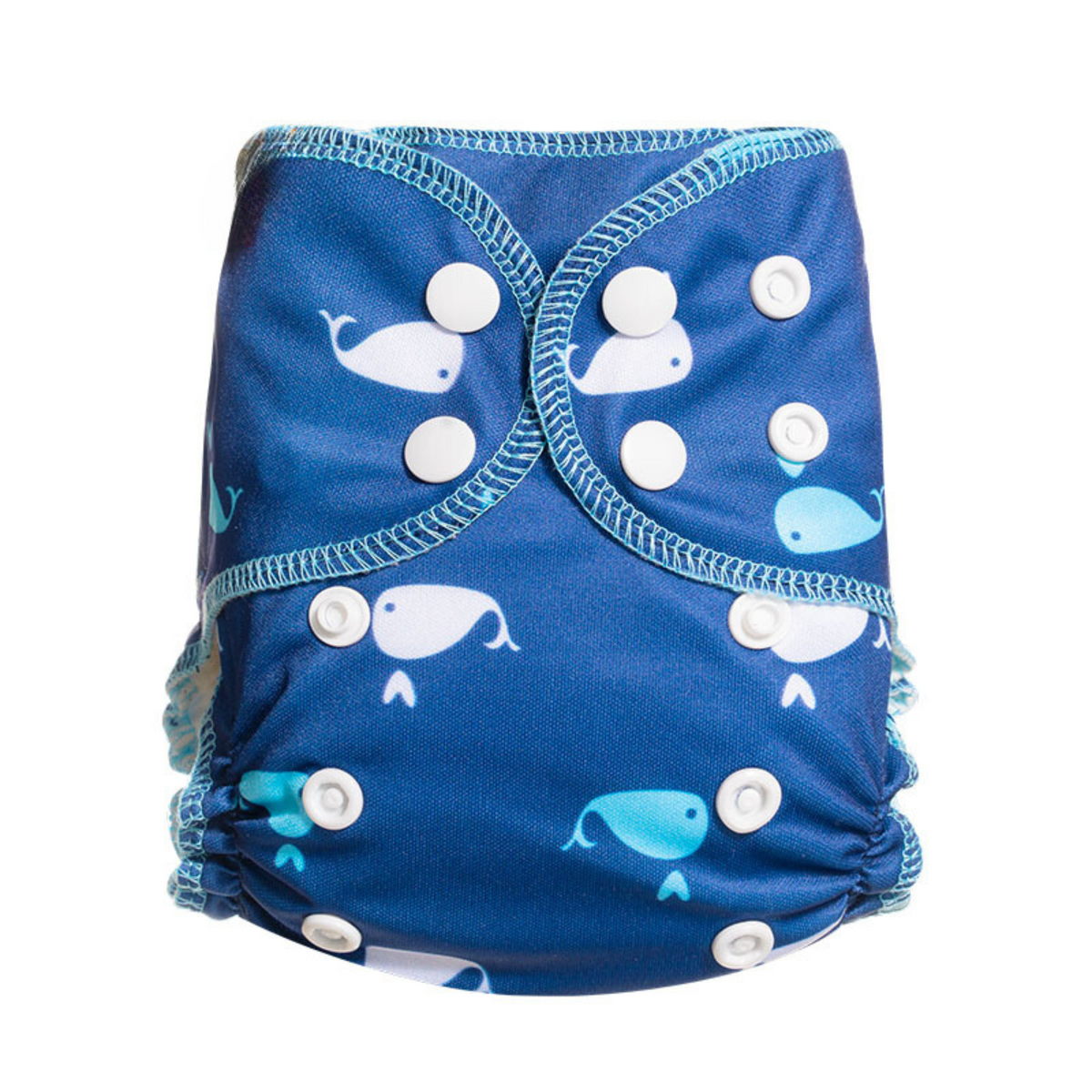 Newborn - AIO Velvet - Mini Whales