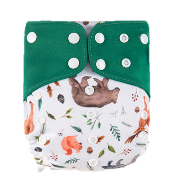Pocket AWJ Grey Mesh - Forest Animals