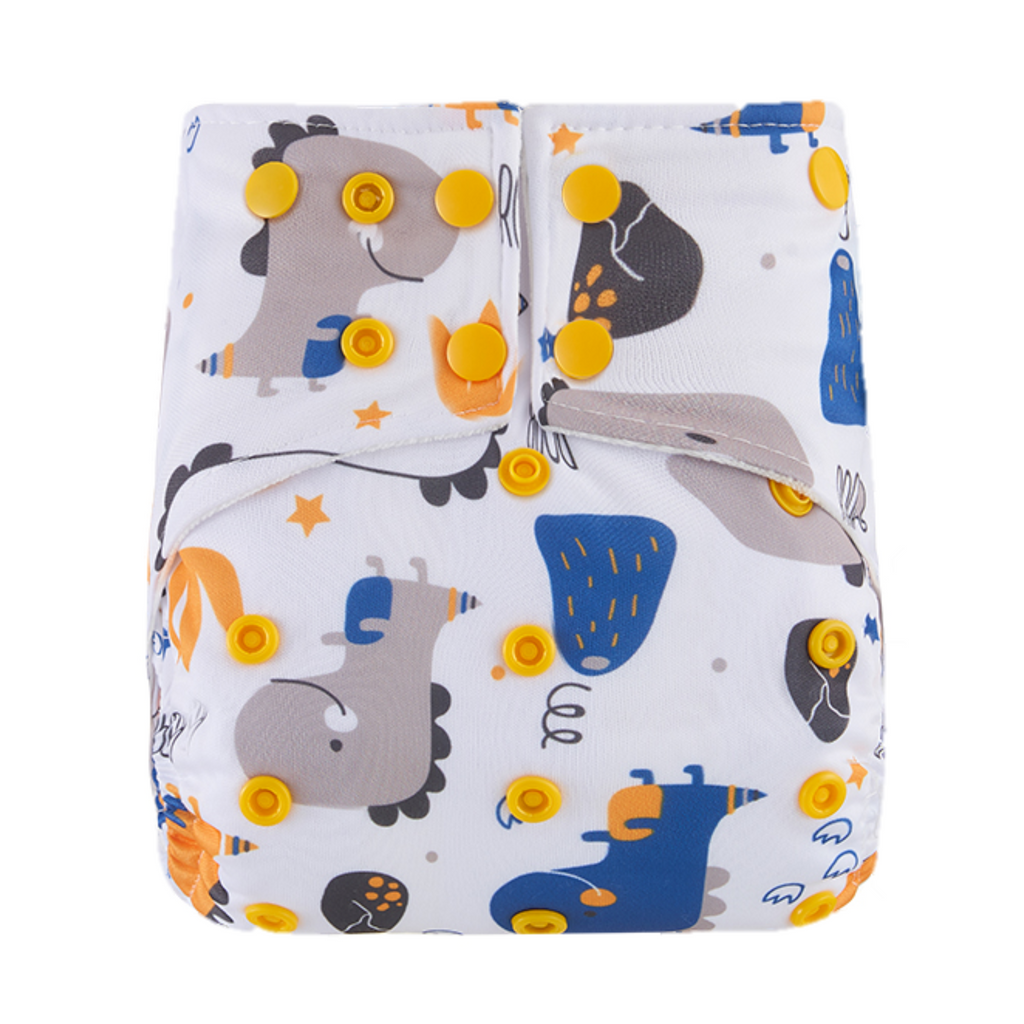 AIO Hybrid Cloth Nappy - Dino Roar