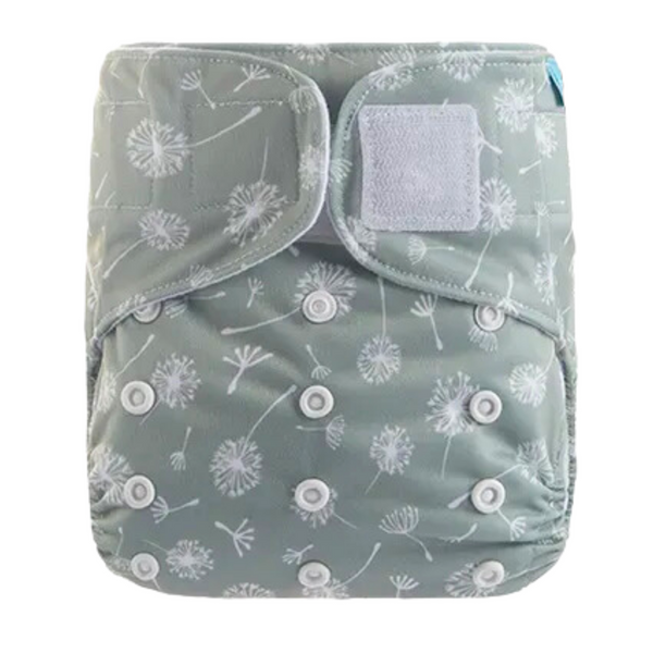 Pocket - Suede Velcro - Sage Dandelions