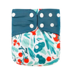 Pocket AWJ Grey Mesh Cloth Nappy - Mini Veg
