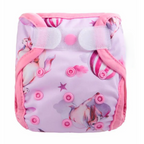 Petite Cover Cloth Nappy - Unicorns