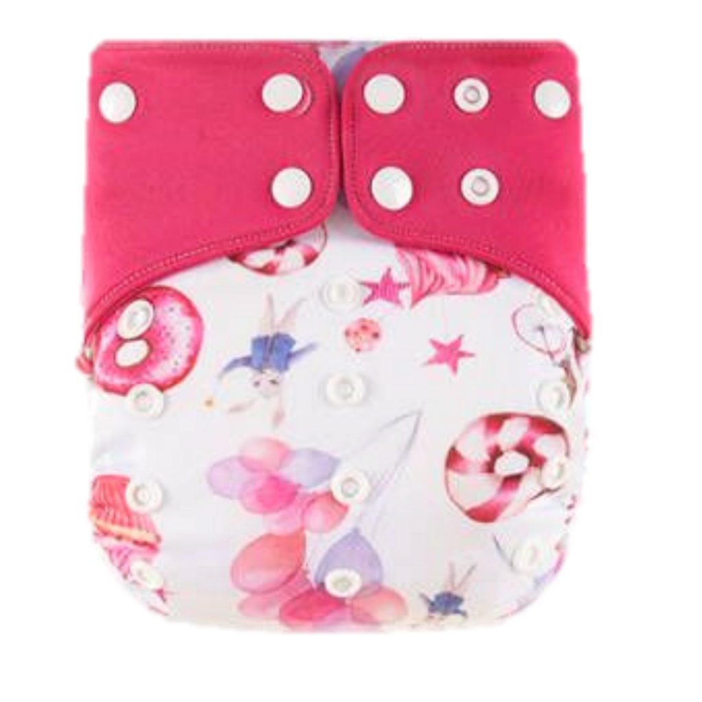 Pocket AWJ Grey Mesh Cloth Nappy - Party